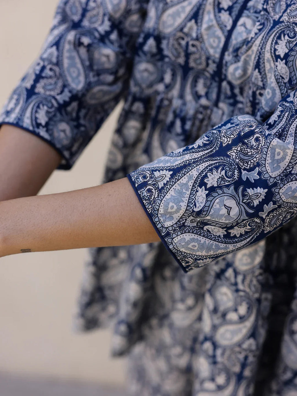 Indigo Printed Loungewear Set - SanskrutiHomes 