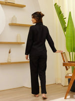 Black Bunny Loungewear Set - SanskrutiHomes 