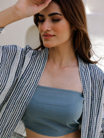 Teal 3 Piece Loungewear Set - SanskrutiHomes 