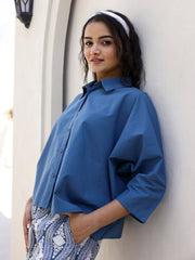 Solid Print Cotton Night Suit - SanskrutiHomes 