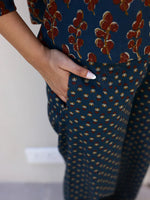 Printed Pure Cotton Night Suit - SanskrutiHomes 