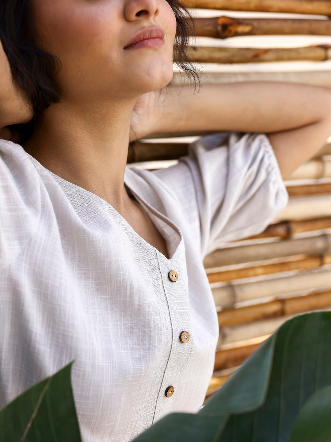 Cotton Night Dress - SanskrutiHomes 