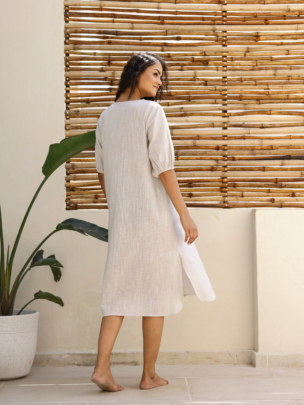 Cotton Night Dress - SanskrutiHomes 