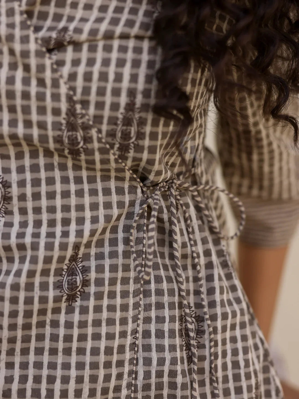 Printed Pure Cotton Night suit - SanskrutiHomes 