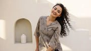 Printed Pure Cotton Night suit - SanskrutiHomes 