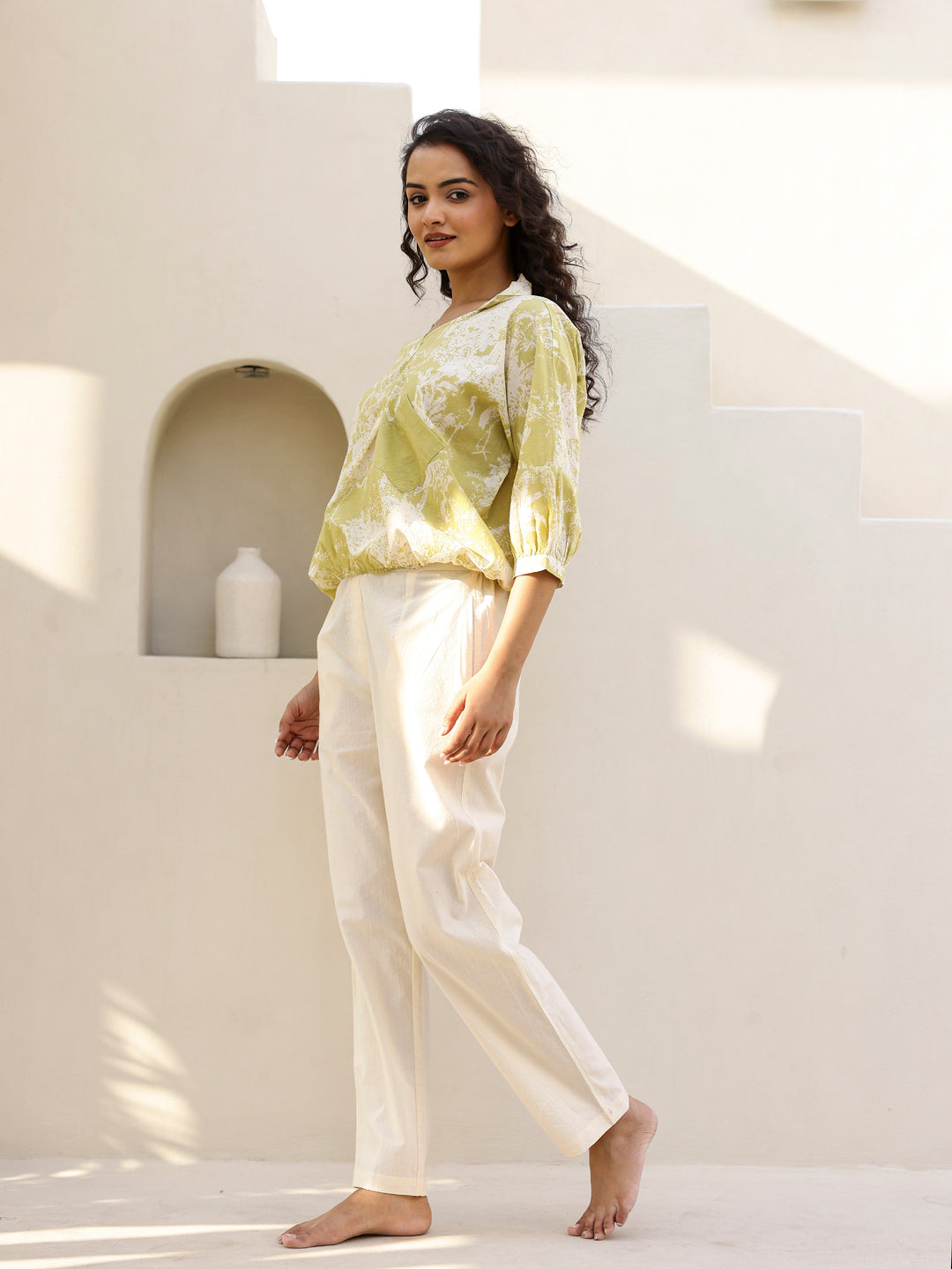 Cotton Printed Coord Set for Women - SanskrutiHomes 