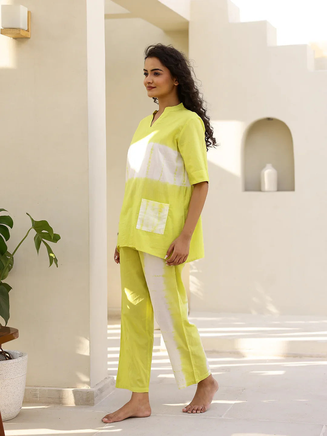 MELLOW YELLOWTye & Dye Night suit - SanskrutiHomes 