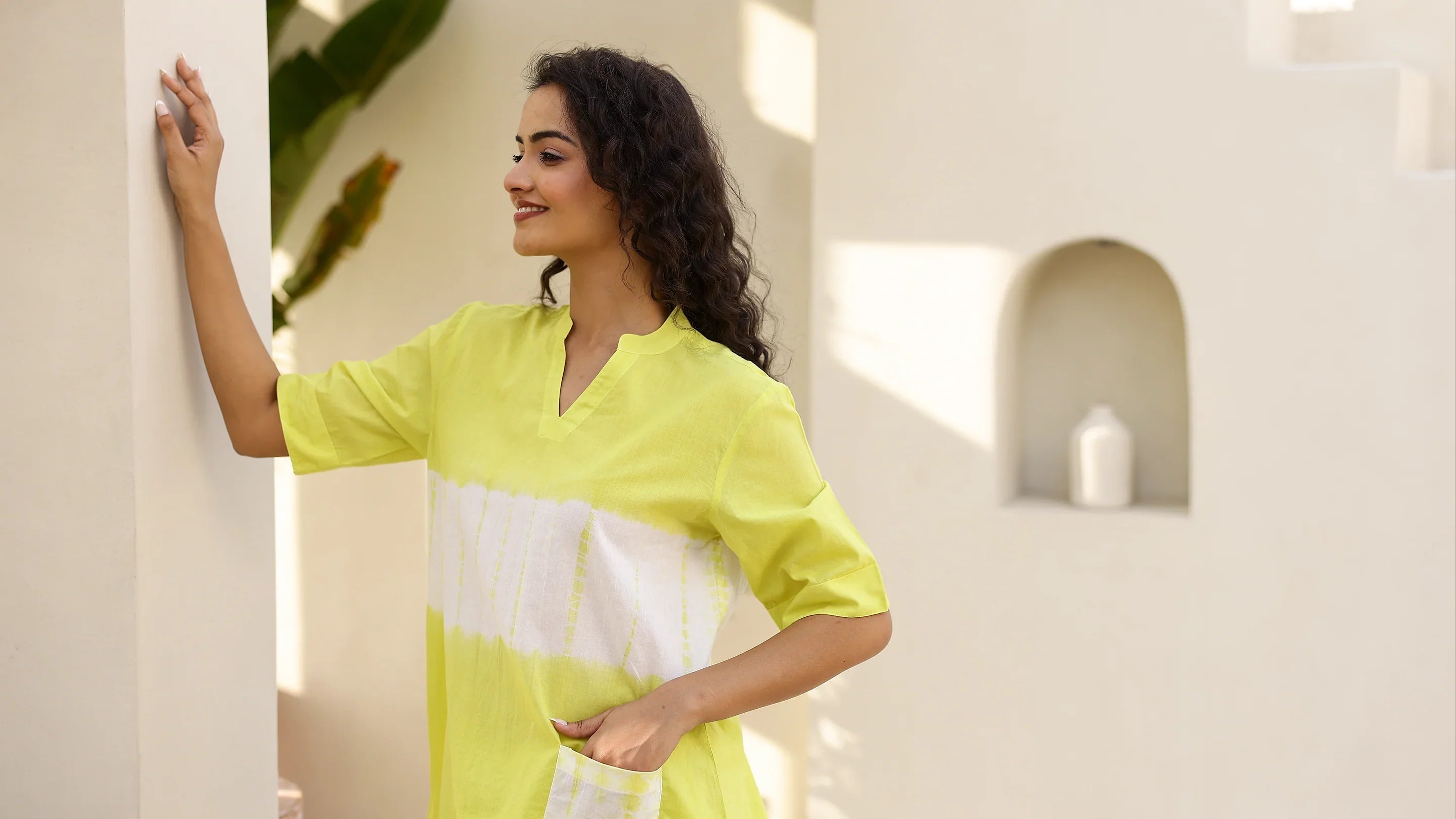 MELLOW YELLOWTye & Dye Night suit - SanskrutiHomes 