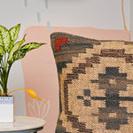 Morocco style Hand-made Jute Cushion Cover - SanskrutiHomes 
