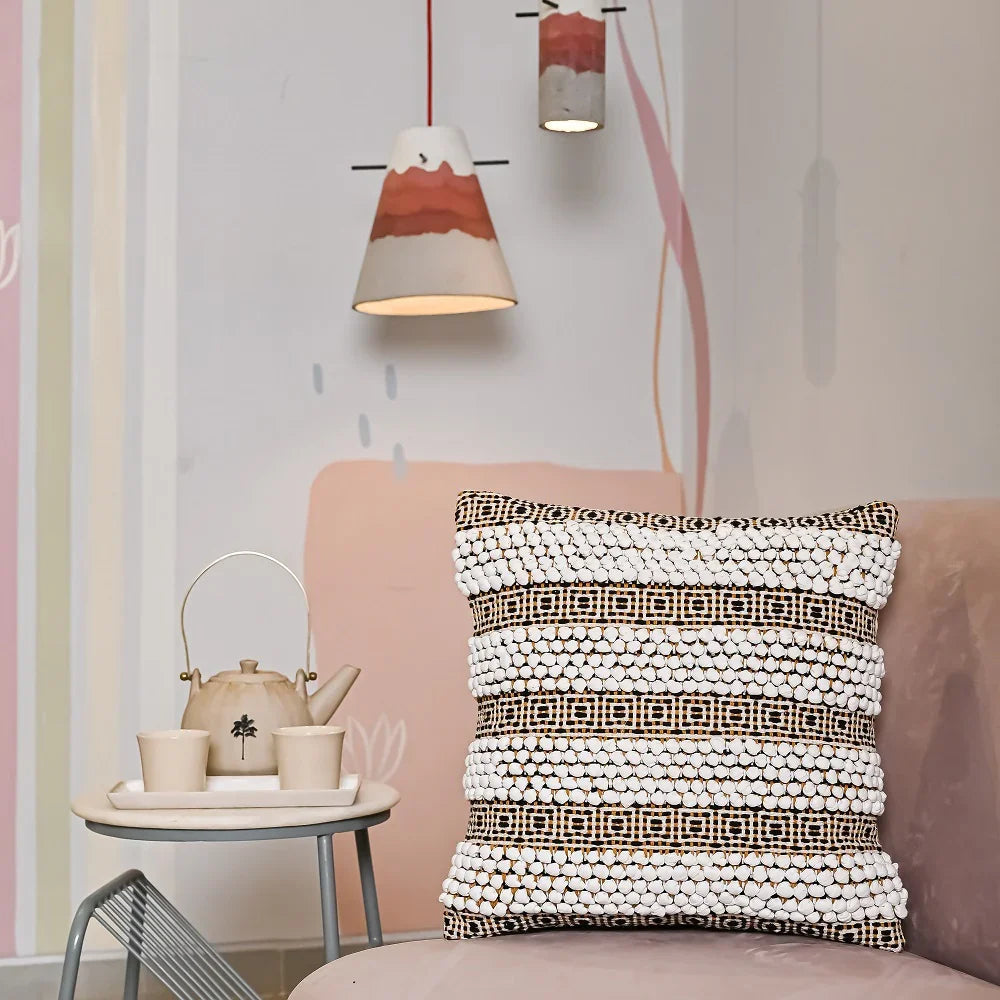 Multi-color Set of 6 boho Cushion Covers - SanskrutiHomes 