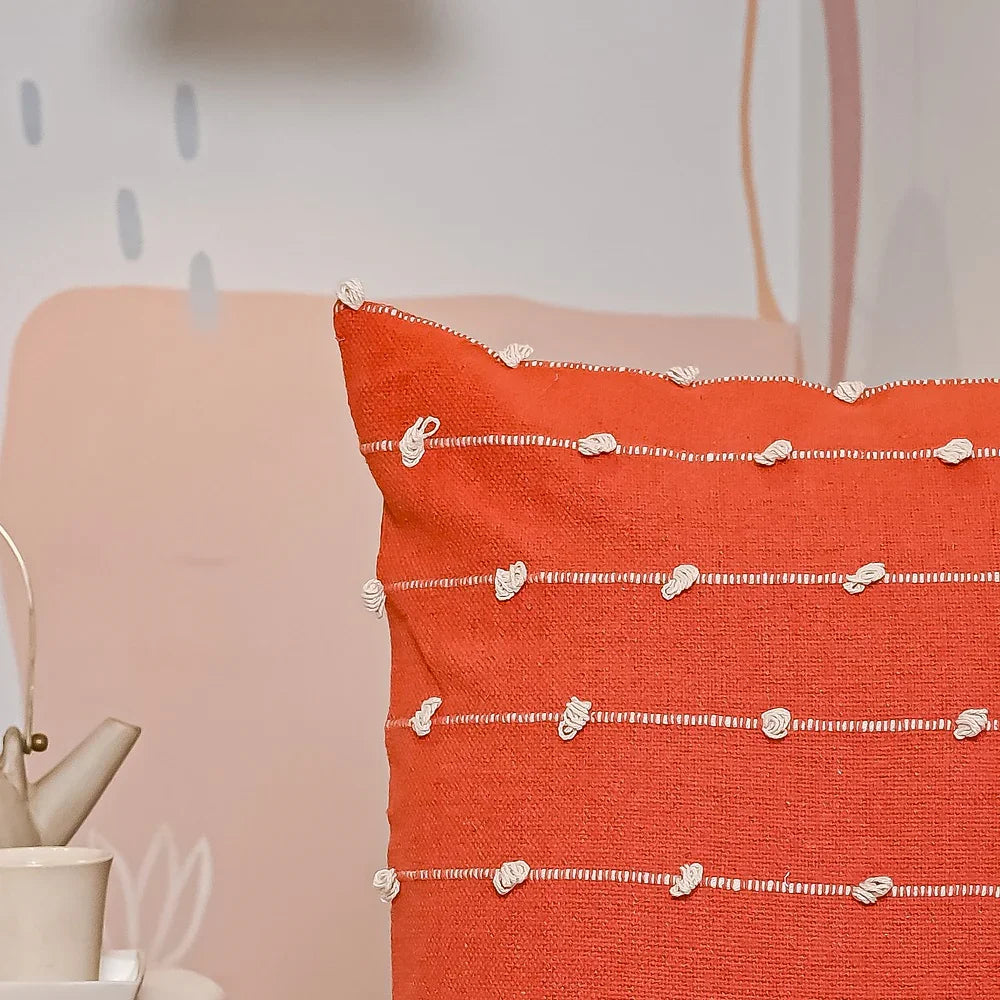 Handloom Pure Cotton Cushion Cover - SanskrutiHomes 