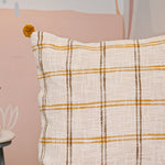 Handloom Pure Cotton Cushion Cover with pompom - SanskrutiHomes 