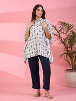 Women Cotton Kaftan Co-ord Set - SanskrutiHomes 
