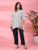 Women Cotton Kaftan Co-ord Set - SanskrutiHomes 