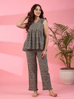 Lanes nest Cotton Night Suit - SanskrutiHomes 