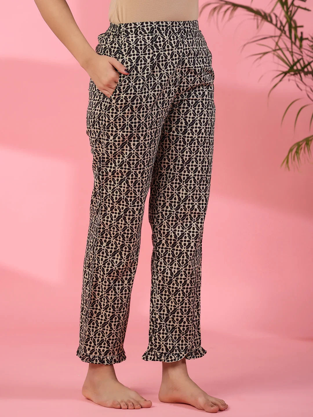 Lanes nest Cotton Night Suit - SanskrutiHomes 