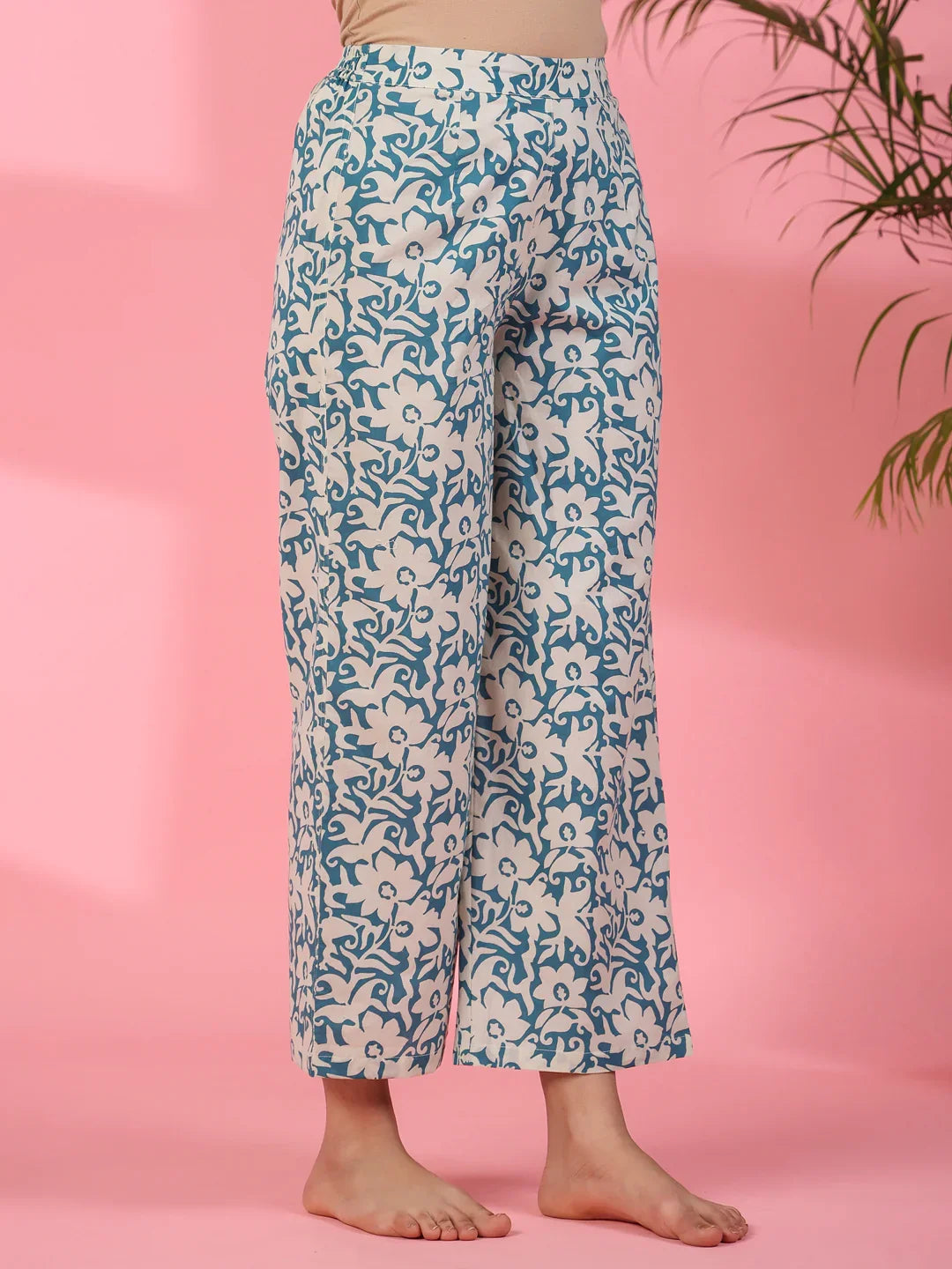 Cornflower Cotton Co-ord set - SanskrutiHomes 