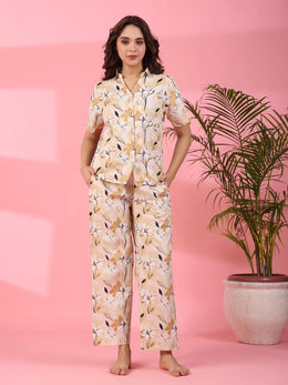 Stargazer Cotton Night Suit - SanskrutiHomes 