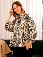 Cotton Printed Night Suit Set For Women