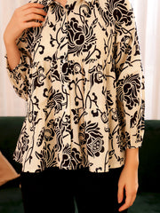 Cotton Printed Night Suit Set For Women