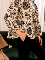 Cotton Printed Night Suit Set For Women