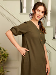 Women Pure Cotton Night Dress