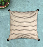 Black Kasha Set of 3 Cushion Covers - SanskrutiHomes 