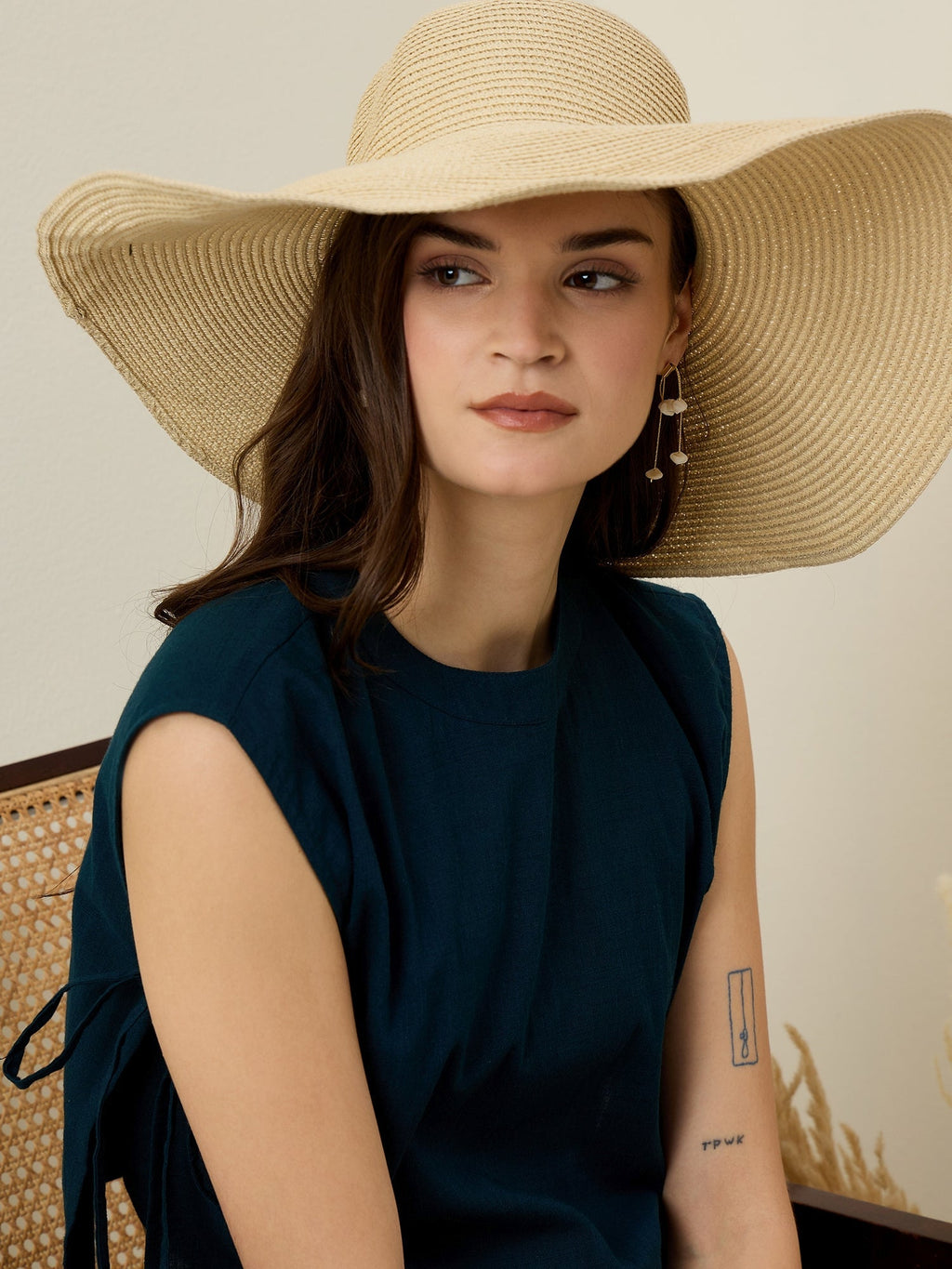 Set of 3 Blue Solid Cotton Co-ords Set for Women - SanskrutiHomes 