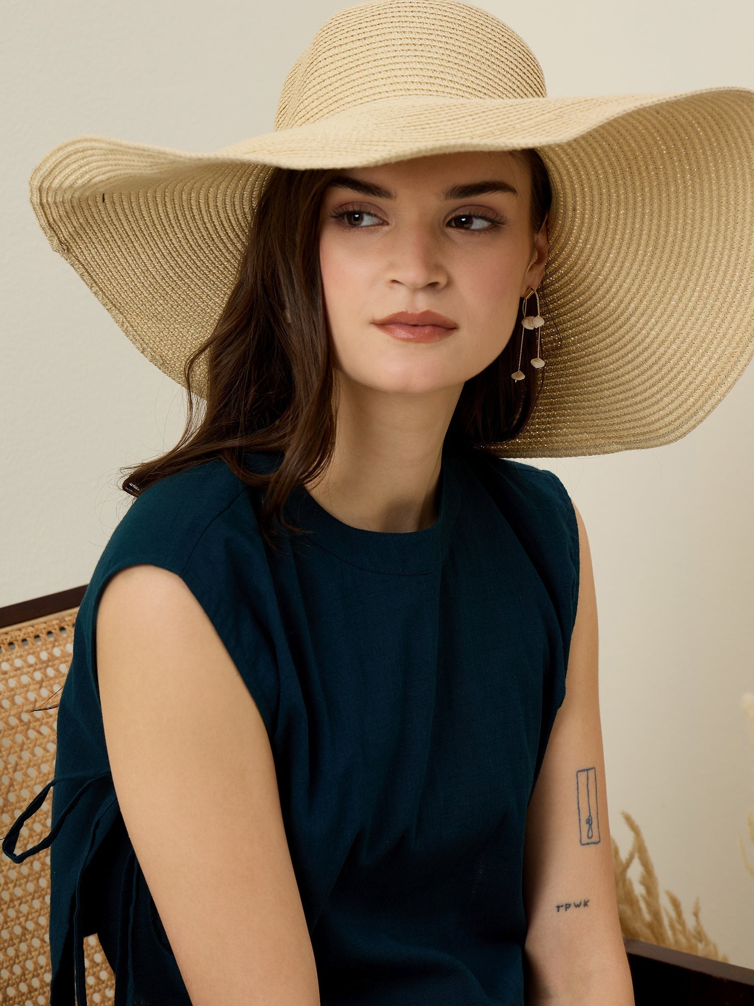 Set of 3 Blue Solid Cotton Co-ords Set for Women - SanskrutiHomes 