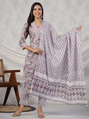 Rangdeep Women Pink Floral Print Kurta Set