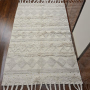 Hand-weaved 100% Multi-color Rug - SanskrutiHomes 