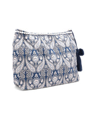 Boho Floral Cotton Pouch with Tassel - SanskrutiHomes 