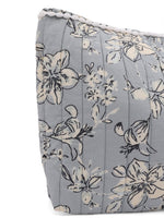 Floral Printed Quilted Pouch - SanskrutiHomes 