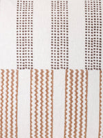 Cotton Brown Colour Geometric Cushion Covers - SanskrutiHomes 