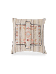 Jute Cotton Beige Colour Geometric Cushion Covers - SanskrutiHomes 