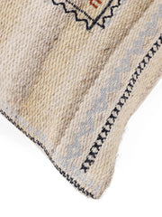Jute Cotton Beige Colour Geometric Cushion Covers - SanskrutiHomes 