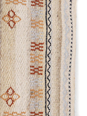 Jute Cotton Beige Colour Geometric Cushion Covers - SanskrutiHomes 