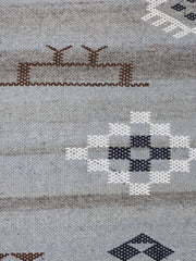 Jute Cotton Grey Colour Geometric Cushion Covers - SanskrutiHomes 