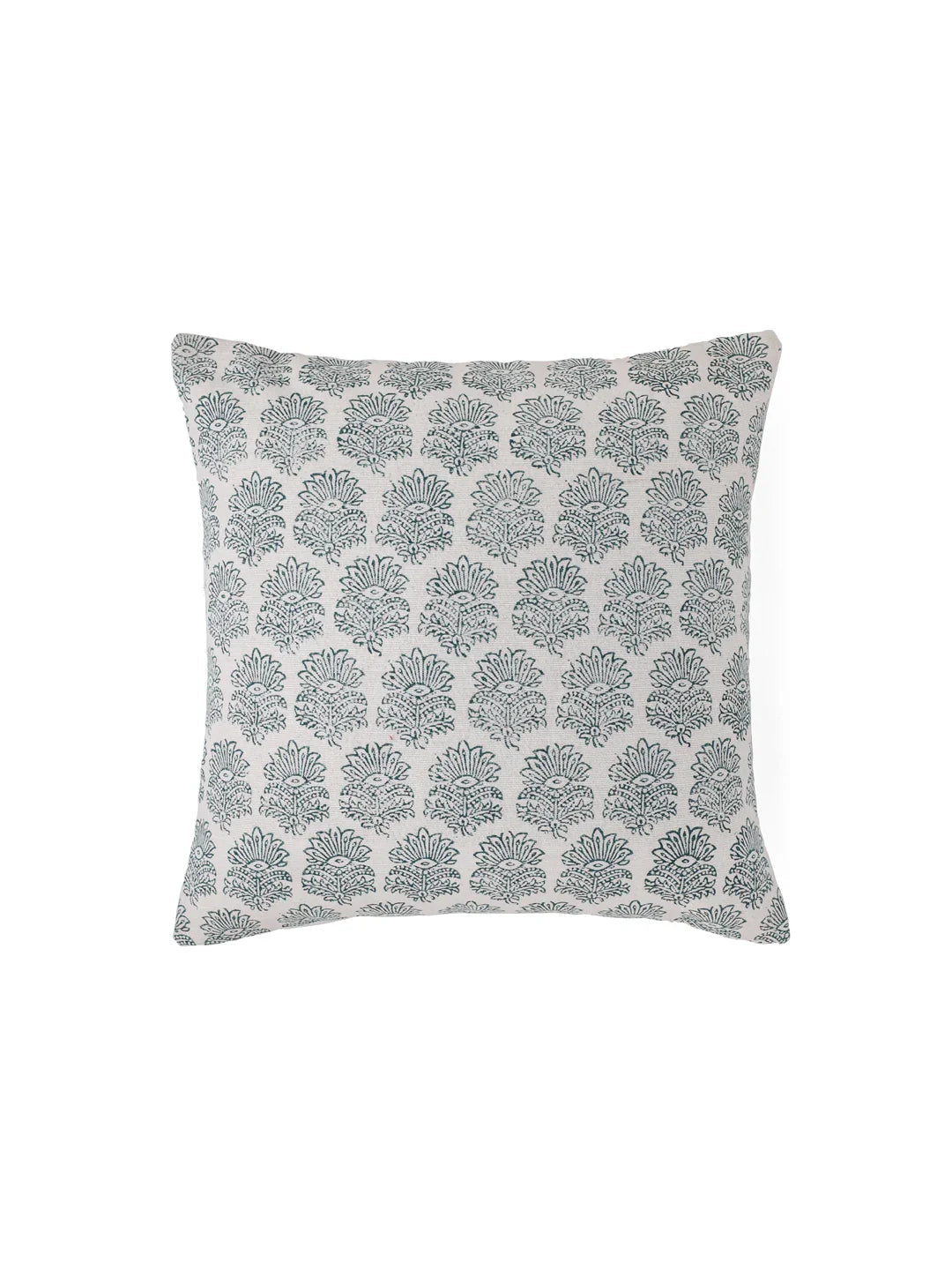 Cotton Green Colour Ethnic Motifs Cushion Covers - SanskrutiHomes 