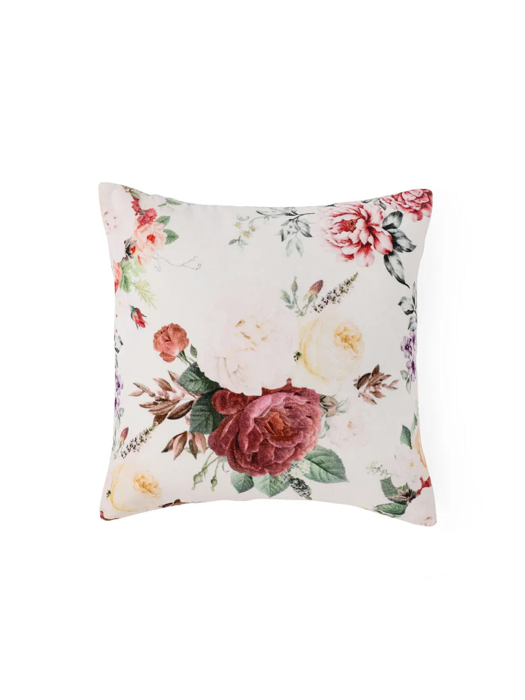 Velvet Multi Colour Floral Cushion Covers - SanskrutiHomes 