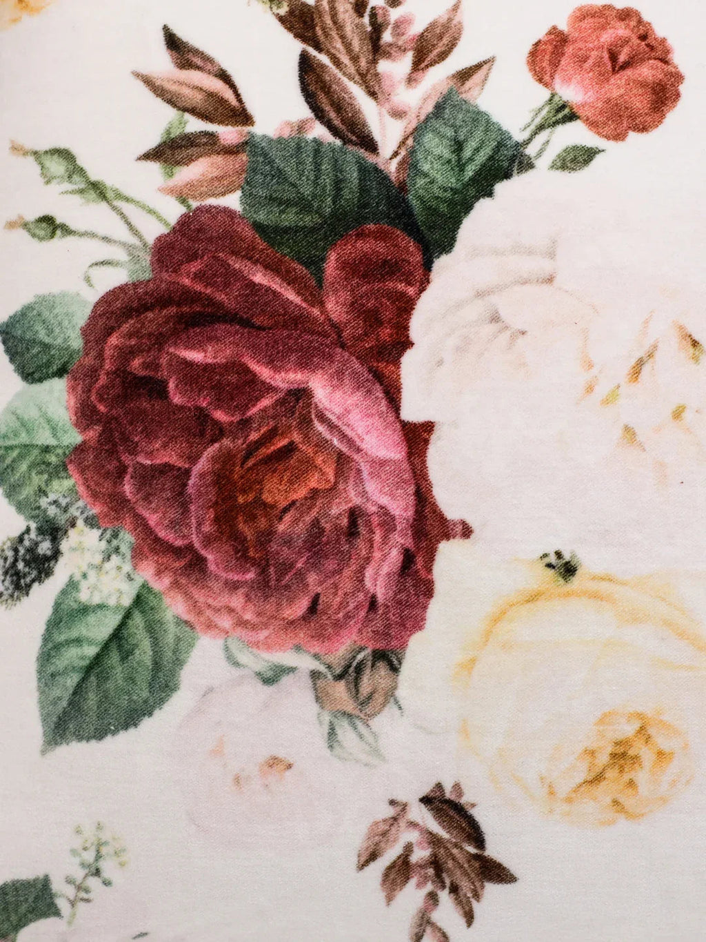 Velvet Multi Colour Floral Cushion Covers - SanskrutiHomes 