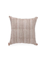 Cotton Brown Colour Striped Cushion Covers - SanskrutiHomes 