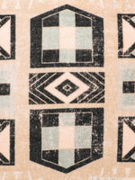 Velvet Beige Colour Geometric Cushion Covers - SanskrutiHomes 