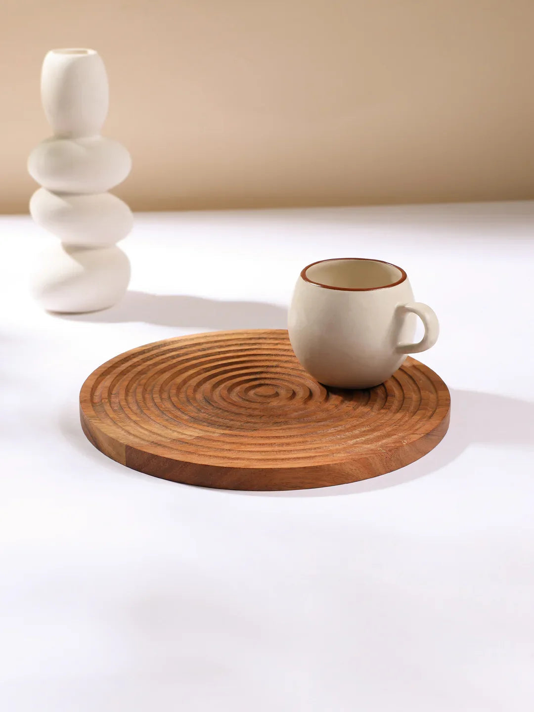 ROUND GROOVE PLATE (MULTIPURPOSE) - SanskrutiHomes 