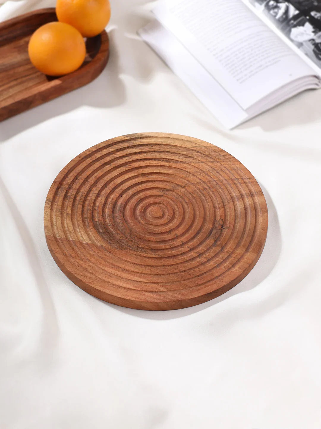 ROUND GROOVE PLATE (MULTIPURPOSE) - SanskrutiHomes 