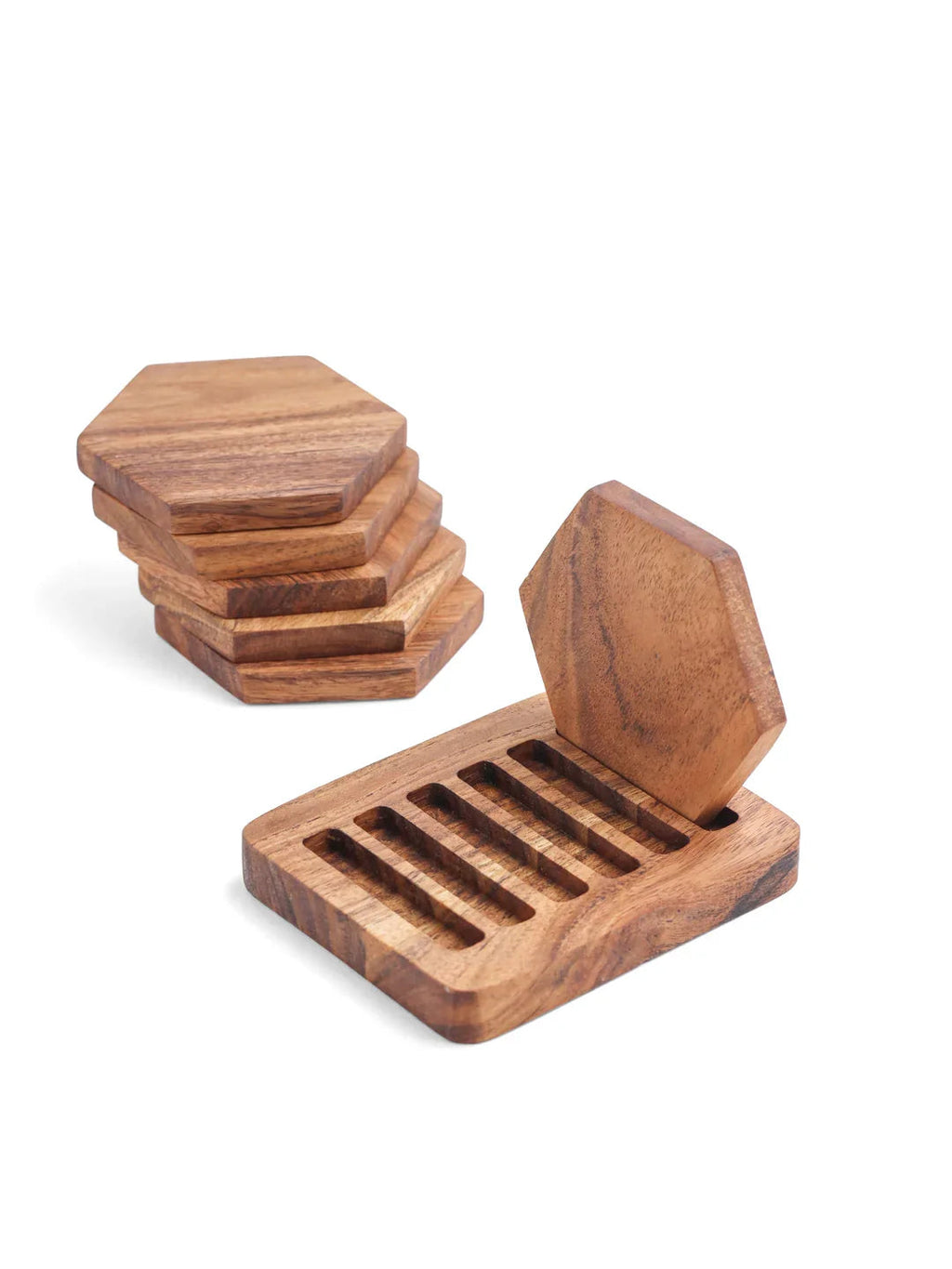 HEXAGONAL COASTERS - SanskrutiHomes 