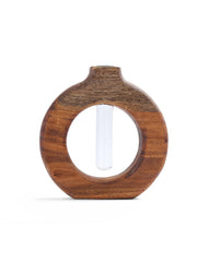 ROUND PLANTER WITH TEST TUBE - SanskrutiHomes 