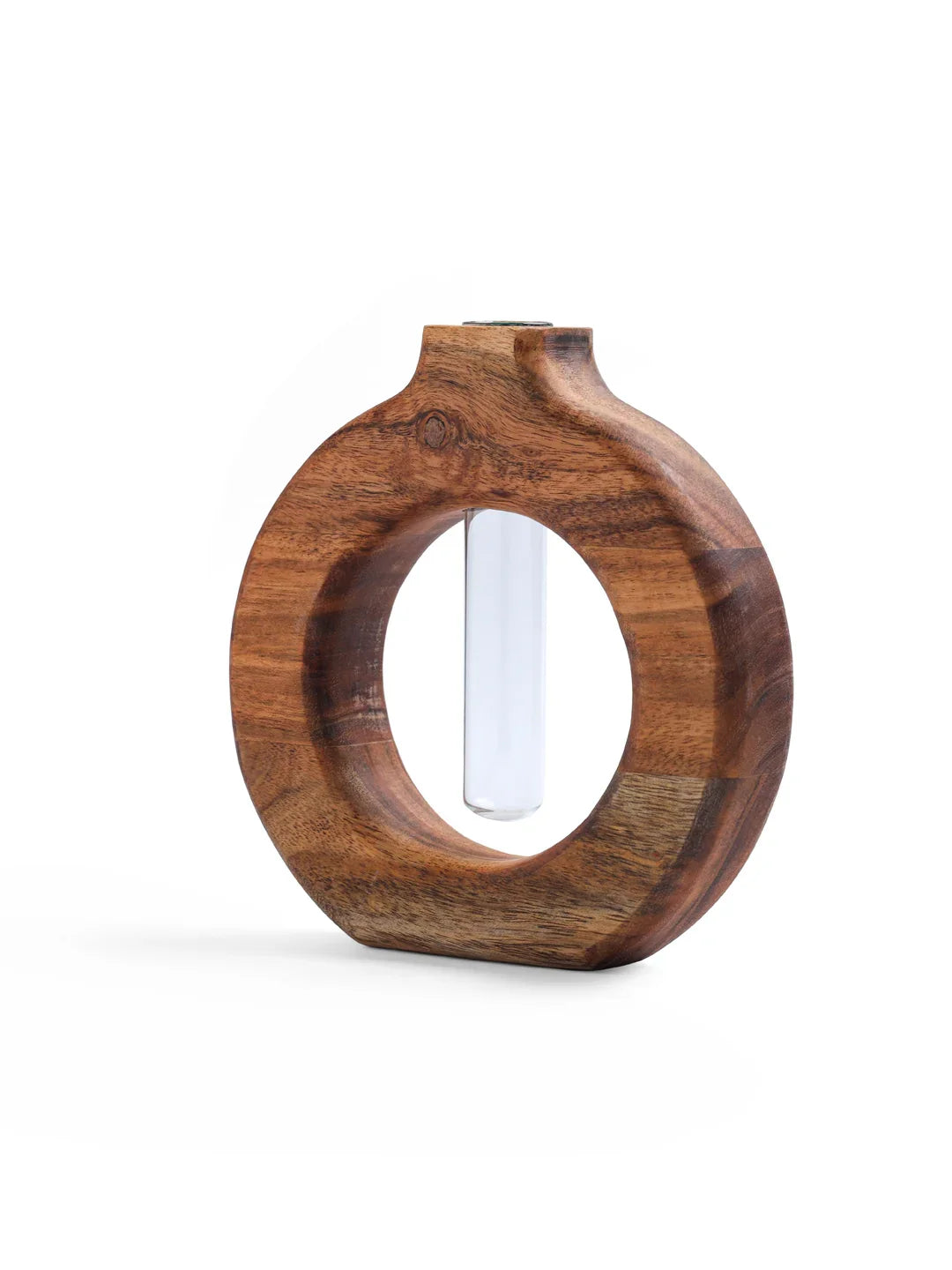 ROUND PLANTER WITH TEST TUBE - SanskrutiHomes 