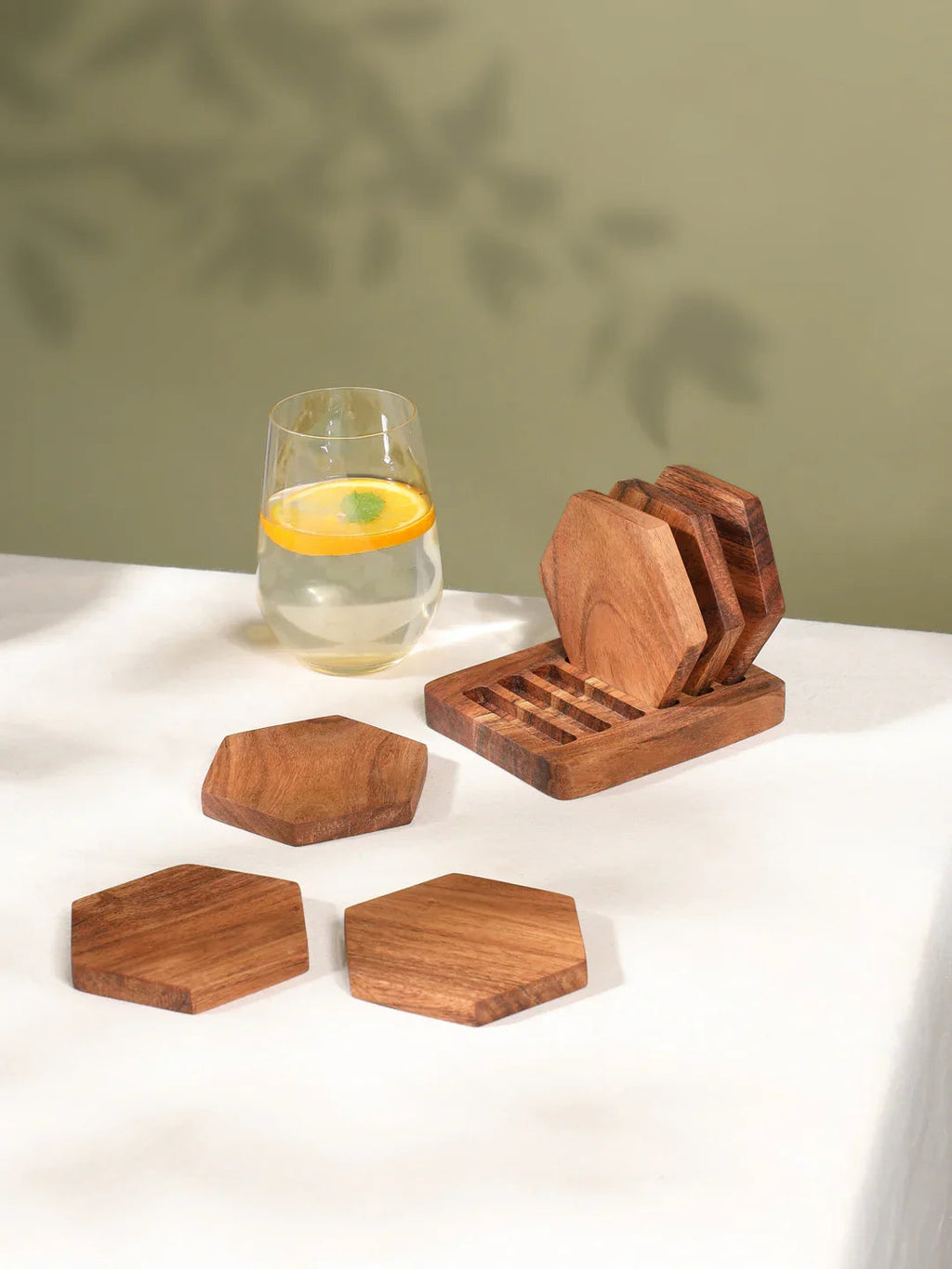 HEXAGONAL COASTERS - SanskrutiHomes 