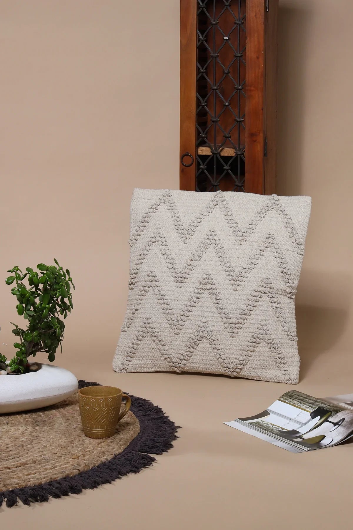 Hand-weaved Cushion Covers - SanskrutiHomes 